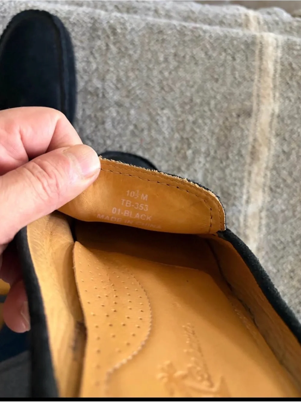 Tommy Bahama Black Suede Slip-On Driving Loafers